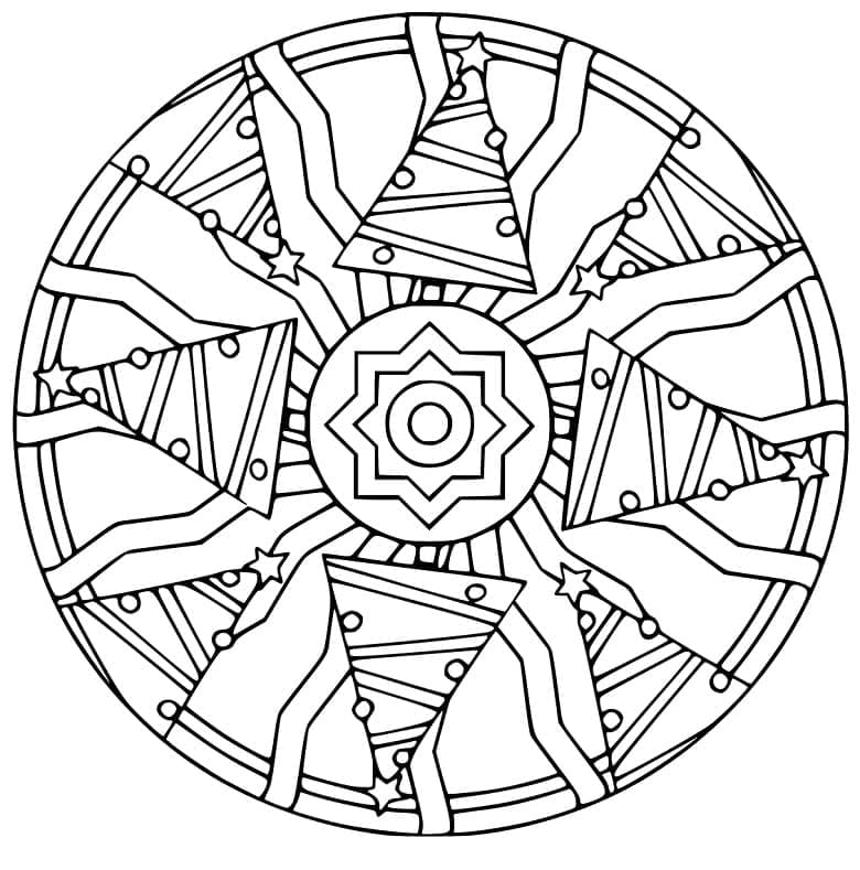 Mandalas de Noël 23